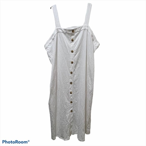 Ava &  Viv Plus Size Button Front Dress NWOT 3XL - Picture 4 of 7